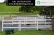 PVC horse fencing