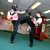 Two Wing Chun students sparring